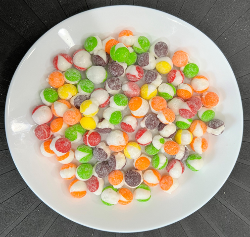 Freeze dried sour kittles.